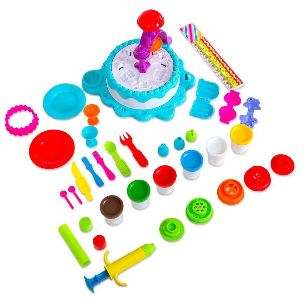 Play Doh Style DIY Super Soft Clay Chef Deluxe Series Cake House Play Dough thumbnail