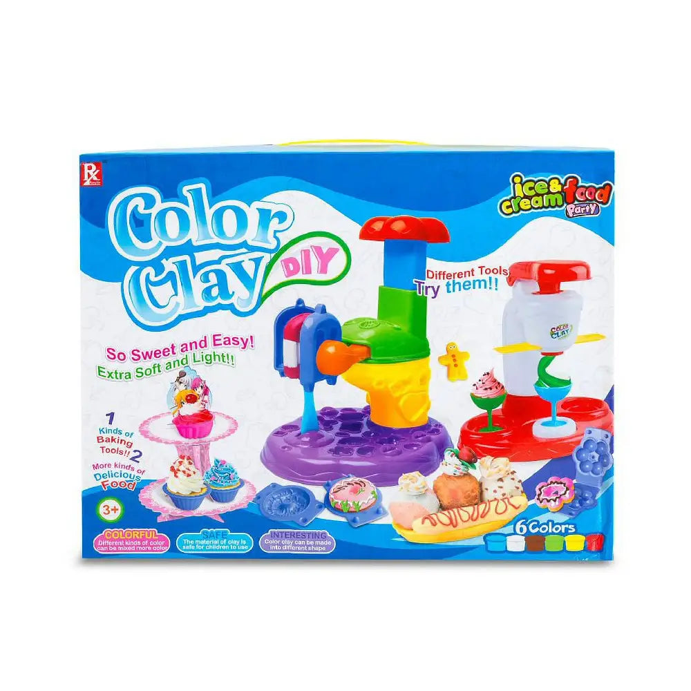 Play Doh Style DIY Super Soft Clay Chef Deluxe Series Ice Cream Play Dough thumbnail