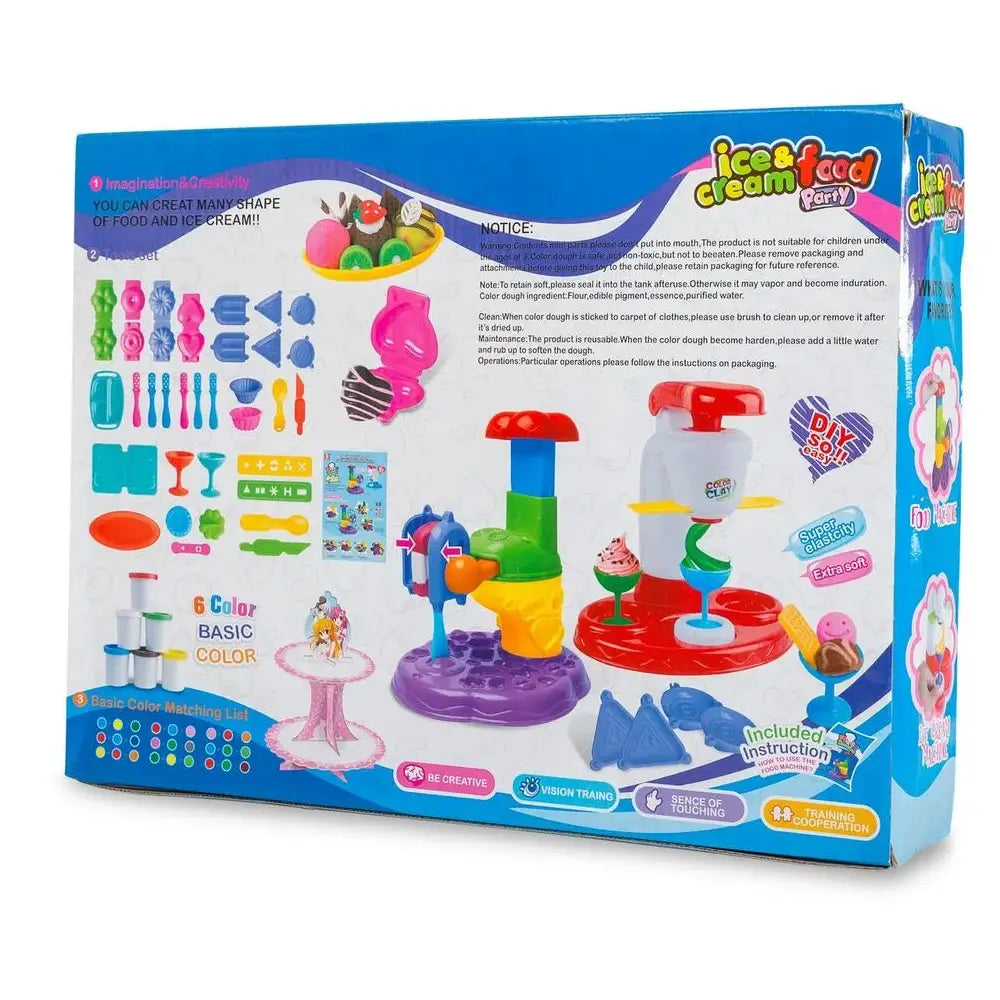 Play Doh Style DIY Super Soft Clay Chef Deluxe Series Ice Cream Play Dough thumbnail