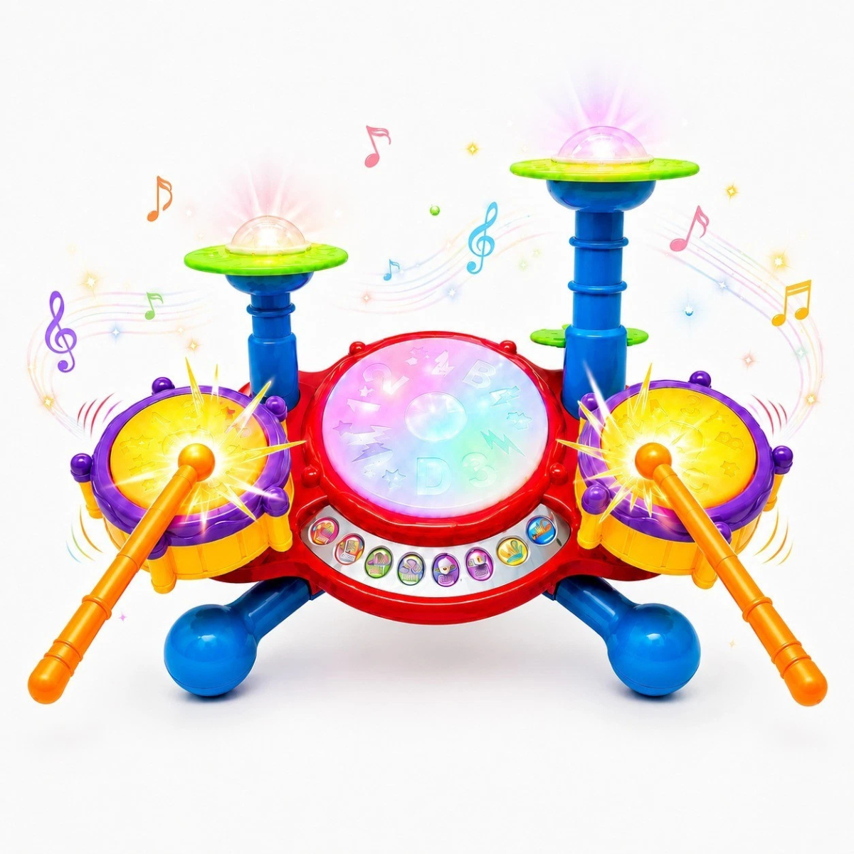 Play Baby Toddler Jazz Drum Set Kids Musical Electronic thumbnail