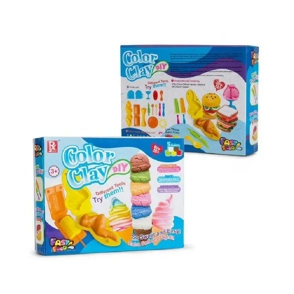 Play Baby Toys DIY Super Soft Clay Collection, Variety Pack - Fast Food thumbnail