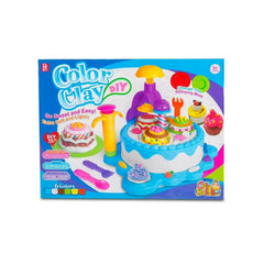 Play Doh Style DIY Super Soft Clay Chef Deluxe Series Cake House Play Dough