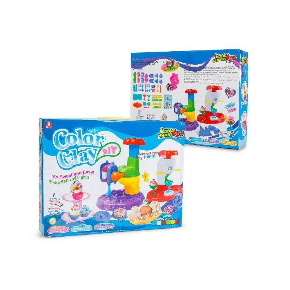 Play Doh Style DIY Super Soft Clay Chef Deluxe Series Ice Cream Play Dough thumbnail