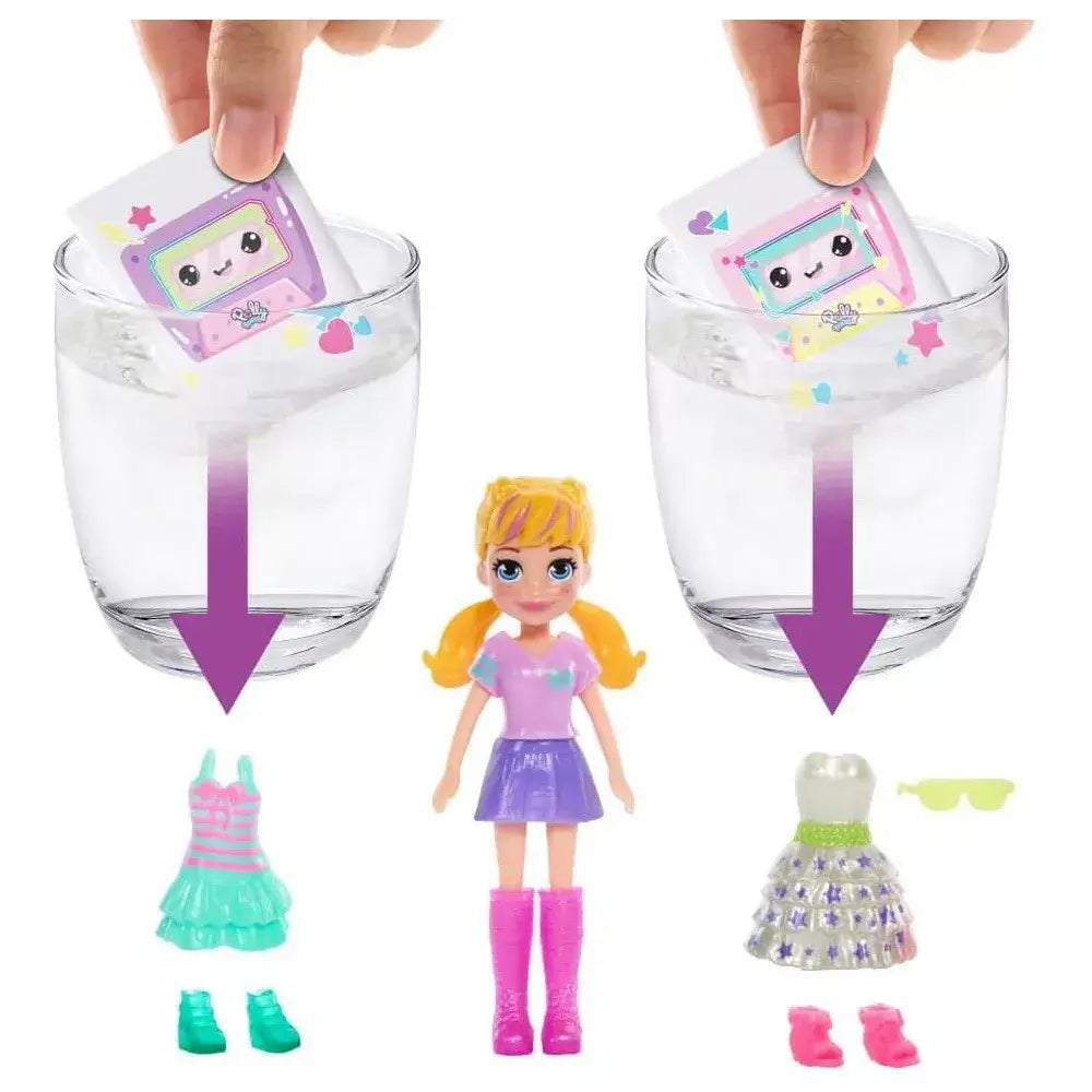 Polly Pocket Doll & Playset, Disco Dance Fashion Reveal thumbnail