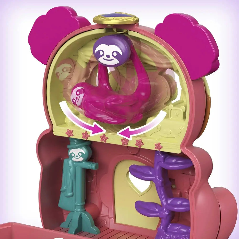 Polly Pocket Flip & Find Sloth Compact GTM59 thumbnail