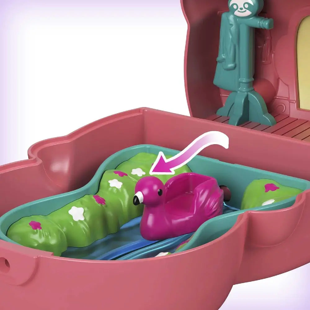 Polly Pocket Flip & Find Sloth Compact GTM59 thumbnail