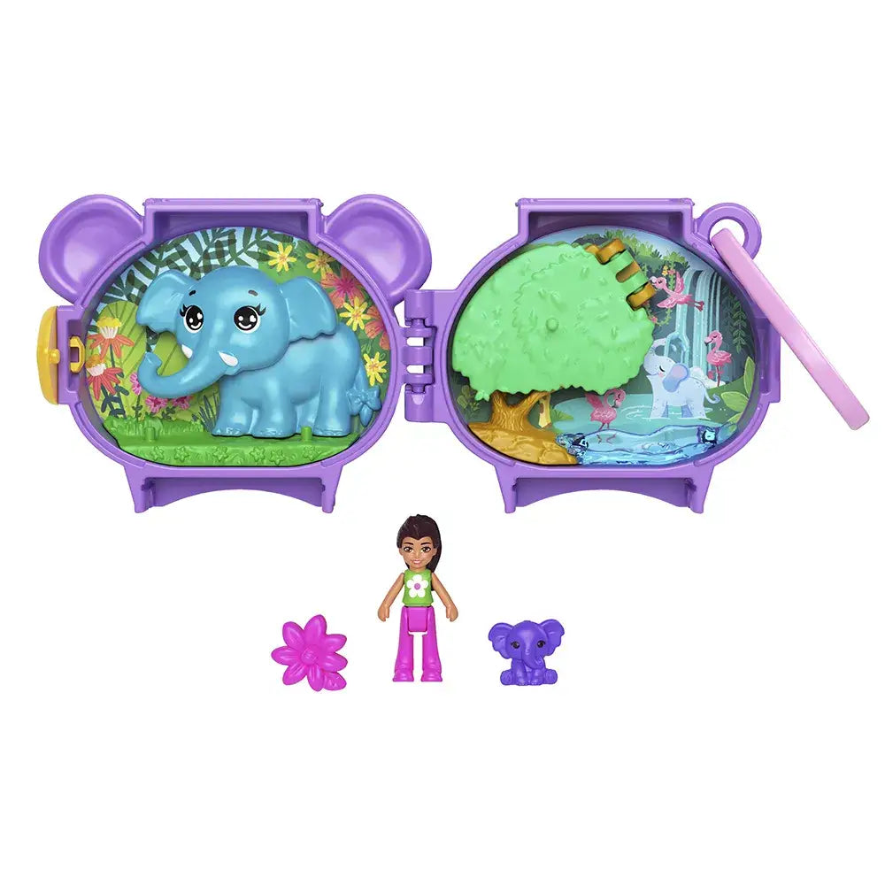 Polly Pocket PET COLLECTION Elephant JCB19 thumbnail