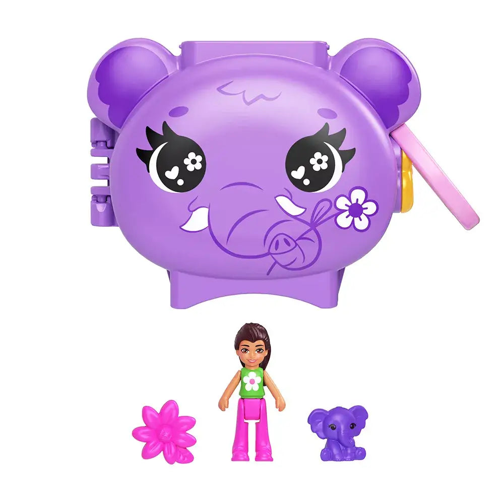 Polly Pocket PET COLLECTION Elephant JCB19 thumbnail