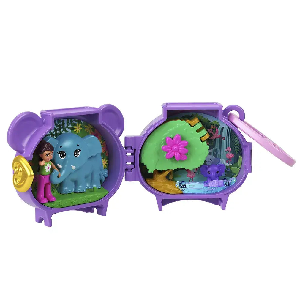 Polly Pocket PET COLLECTION Elephant JCB19 thumbnail