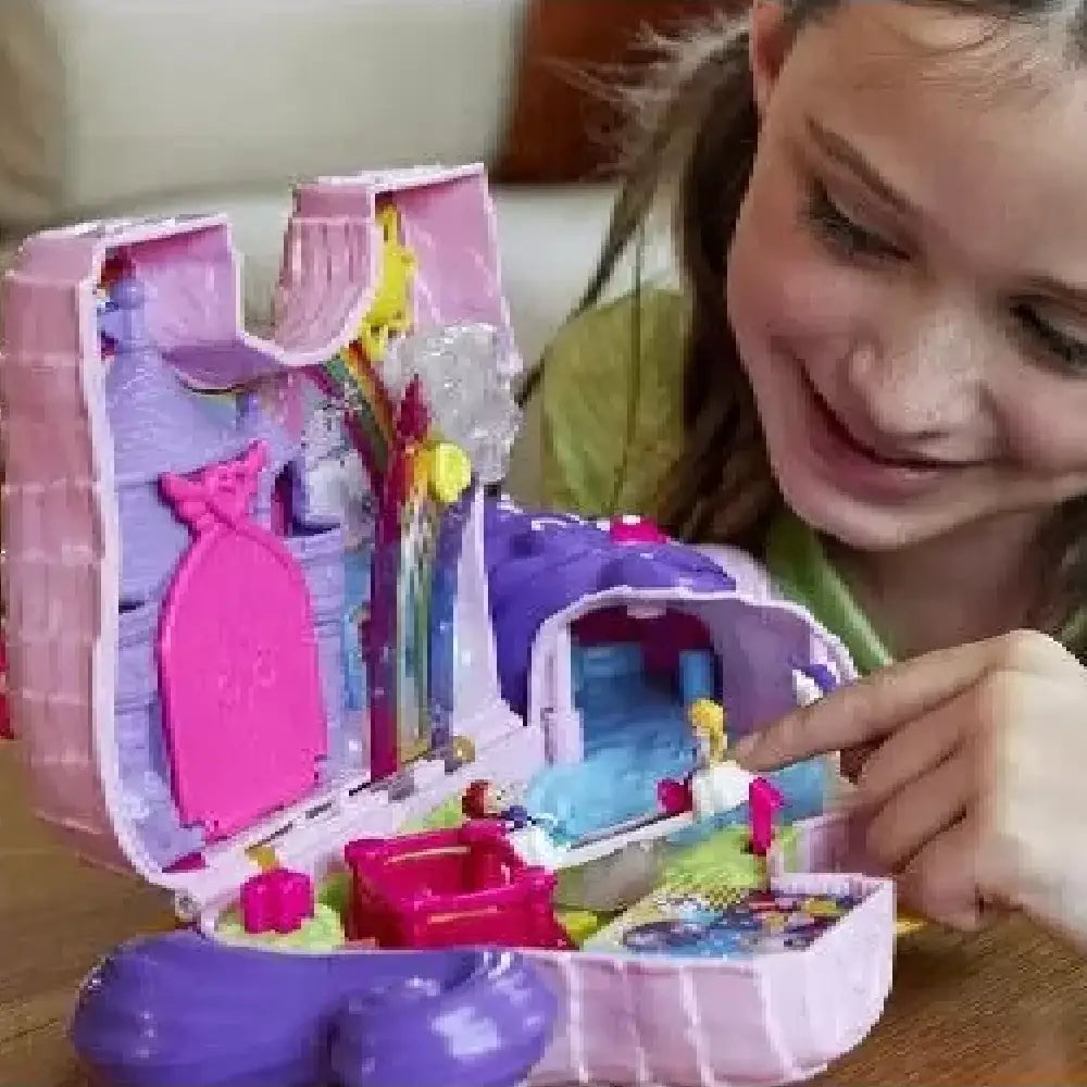 Polly Pocket Unicorn Party Playset GKL24 thumbnail