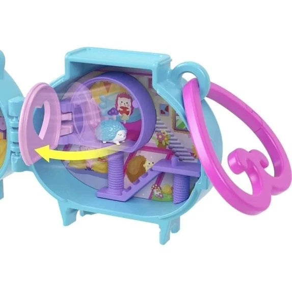 Polly Pocket Collectible Hedgehog Pet Compact Playset for Girls Ages 4 and Up with Accessories for Imaginative Play thumbnail