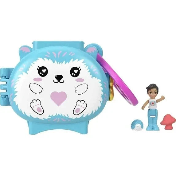 Polly Pocket Collectible Hedgehog Pet Compact Playset for Girls Ages 4 and Up with Accessories for Imaginative Play thumbnail