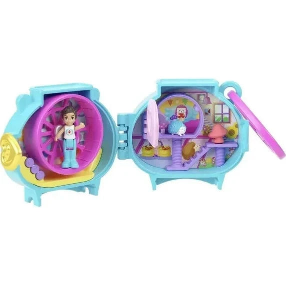 Polly Pocket Collectible Hedgehog Pet Compact Playset for Girls Ages 4 and Up with Accessories for Imaginative Play thumbnail