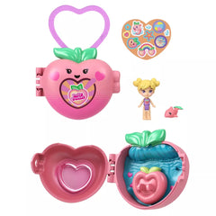 Polly Pocket Fruit Friend Reveal Strawberry Mini Playset
