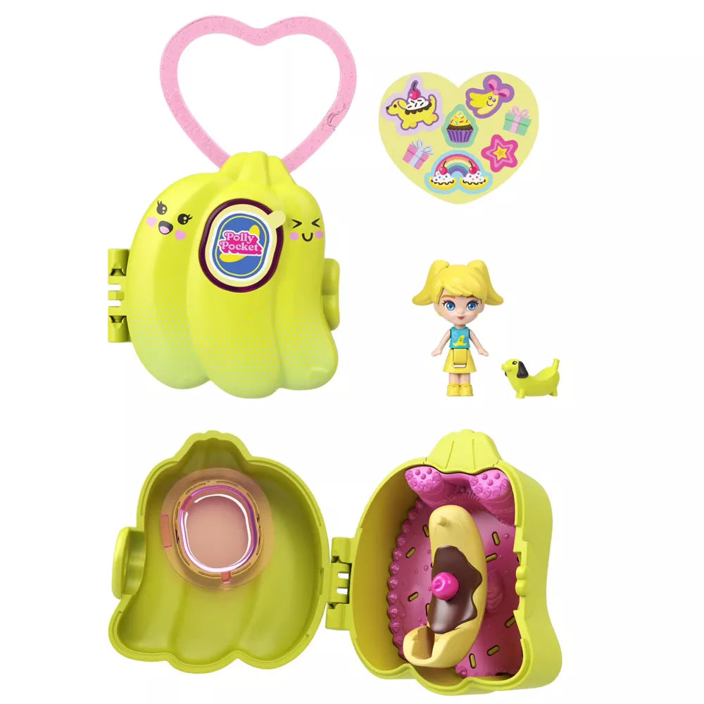 Polly Pocket Fruit Friend Reveal Banana Mini Playset thumbnail