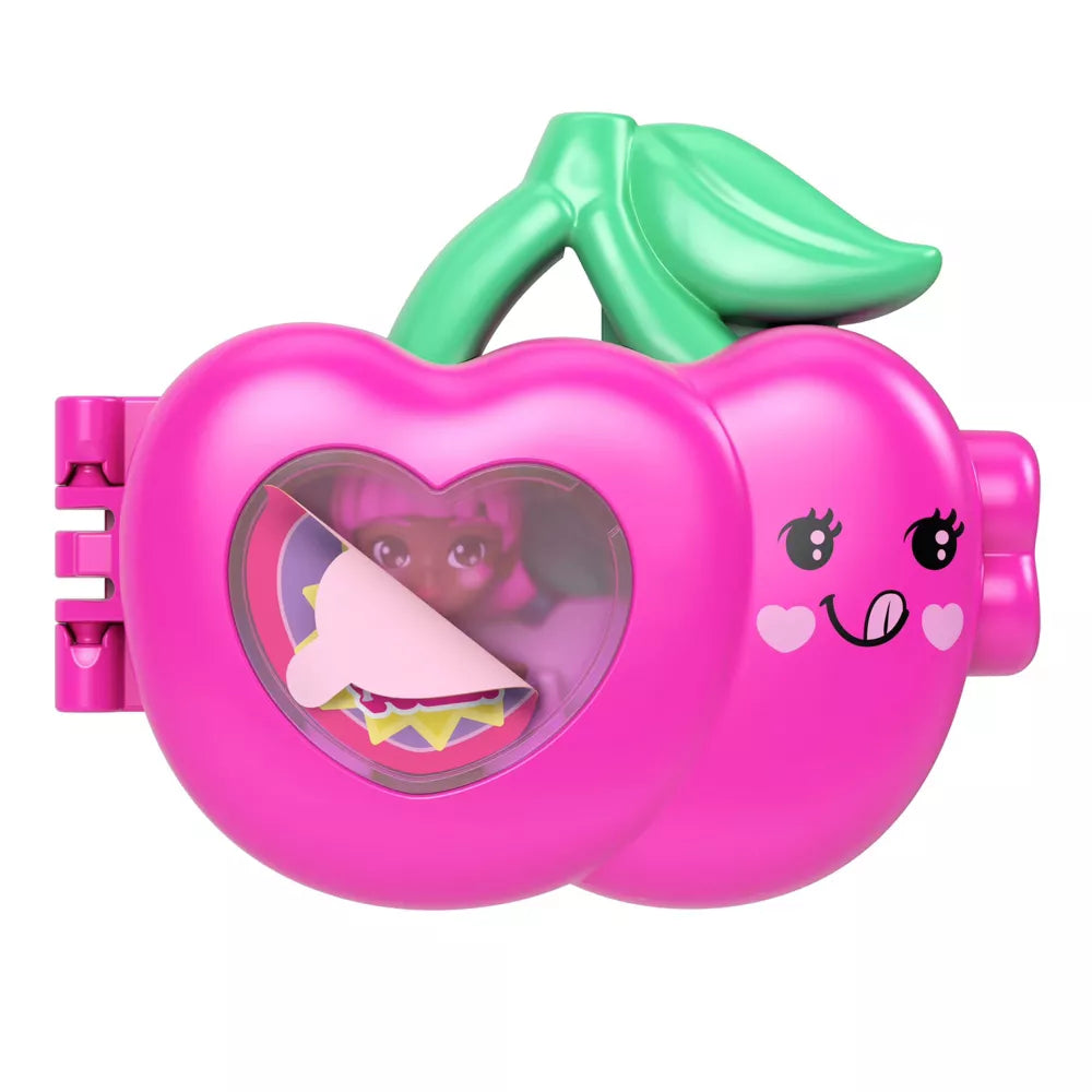 Polly Pocket Fruit Friend Reveal Surprise Cherries Mini Toy Playset thumbnail