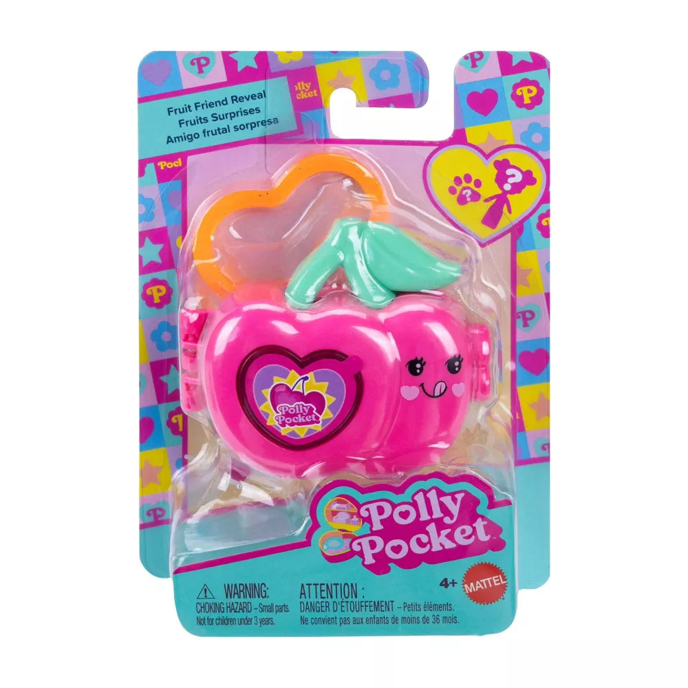 Polly Pocket Fruit Friend Reveal Surprise Cherries Mini Toy Playset thumbnail