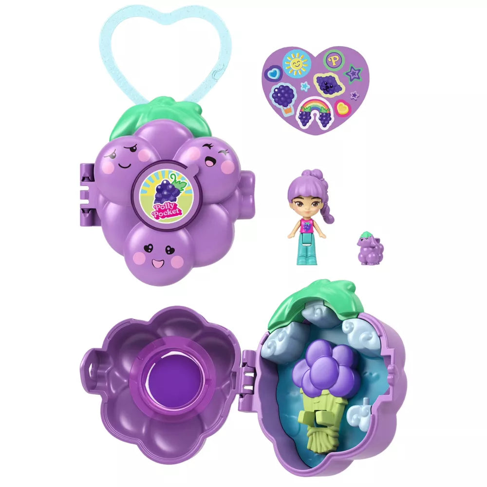 Polly Pocket Fruit Friend Reveal Grape Mini Playset thumbnail