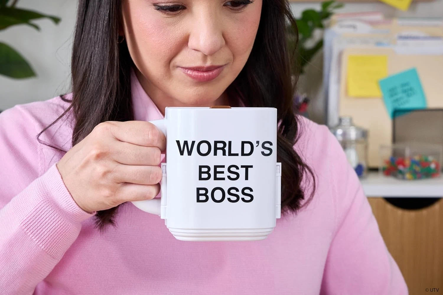 Polly Pocket x The Office Compact Playset 6 Character Dolls and 9 Accessories thumbnail