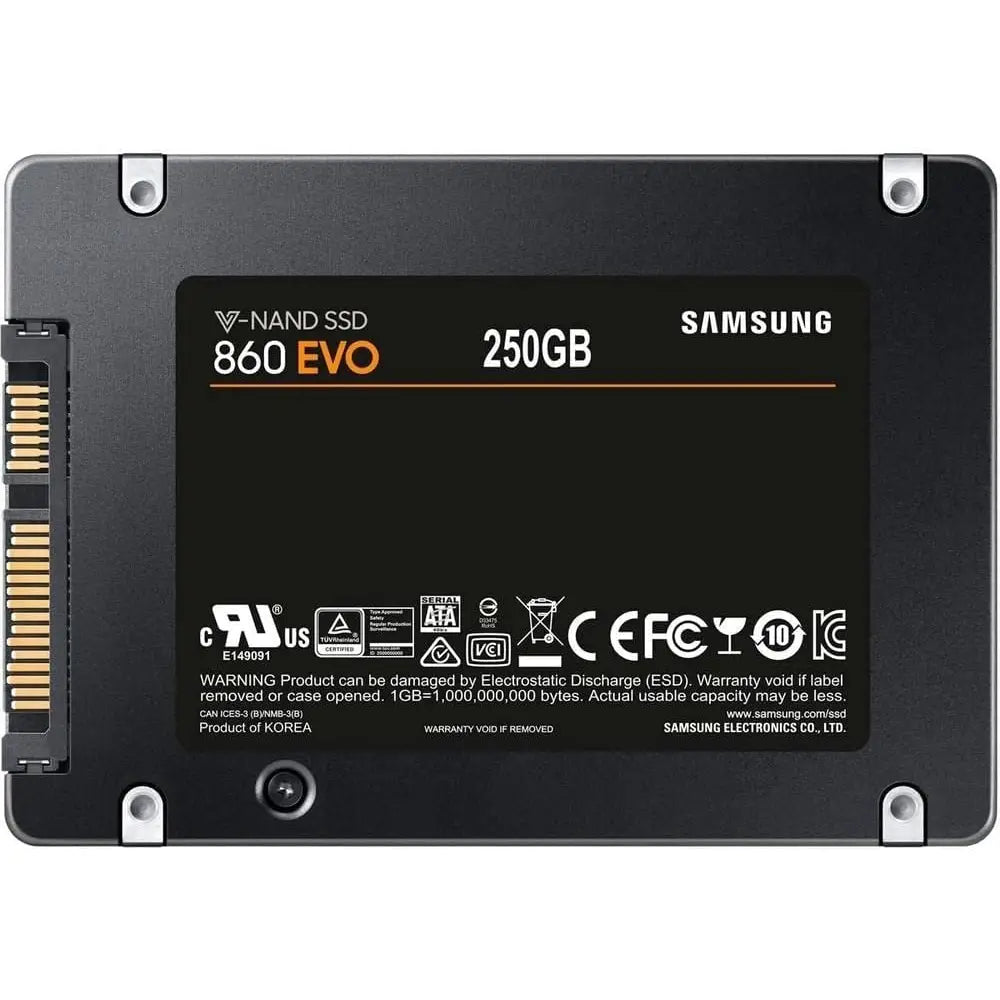 Samsung 860 EVO  250GB 2.5' SSD SATA Internal Solid State Drive thumbnail