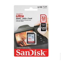 SanDisk 32GB Ultra SDHC UHS-I Memory Card -'' 120MB/s,''