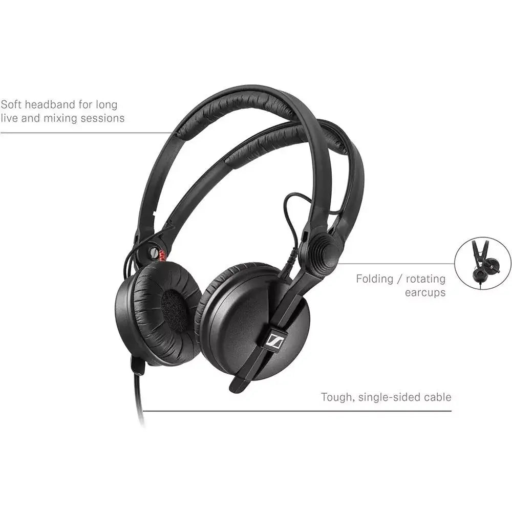 Sennheiser Professional On-Ear DJ Headphones Black HD25 thumbnail
