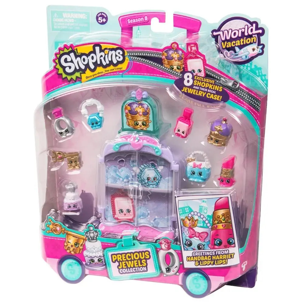 Shopkins World Vacation Europe Precious Jewels Collection Pack 56514 thumbnail