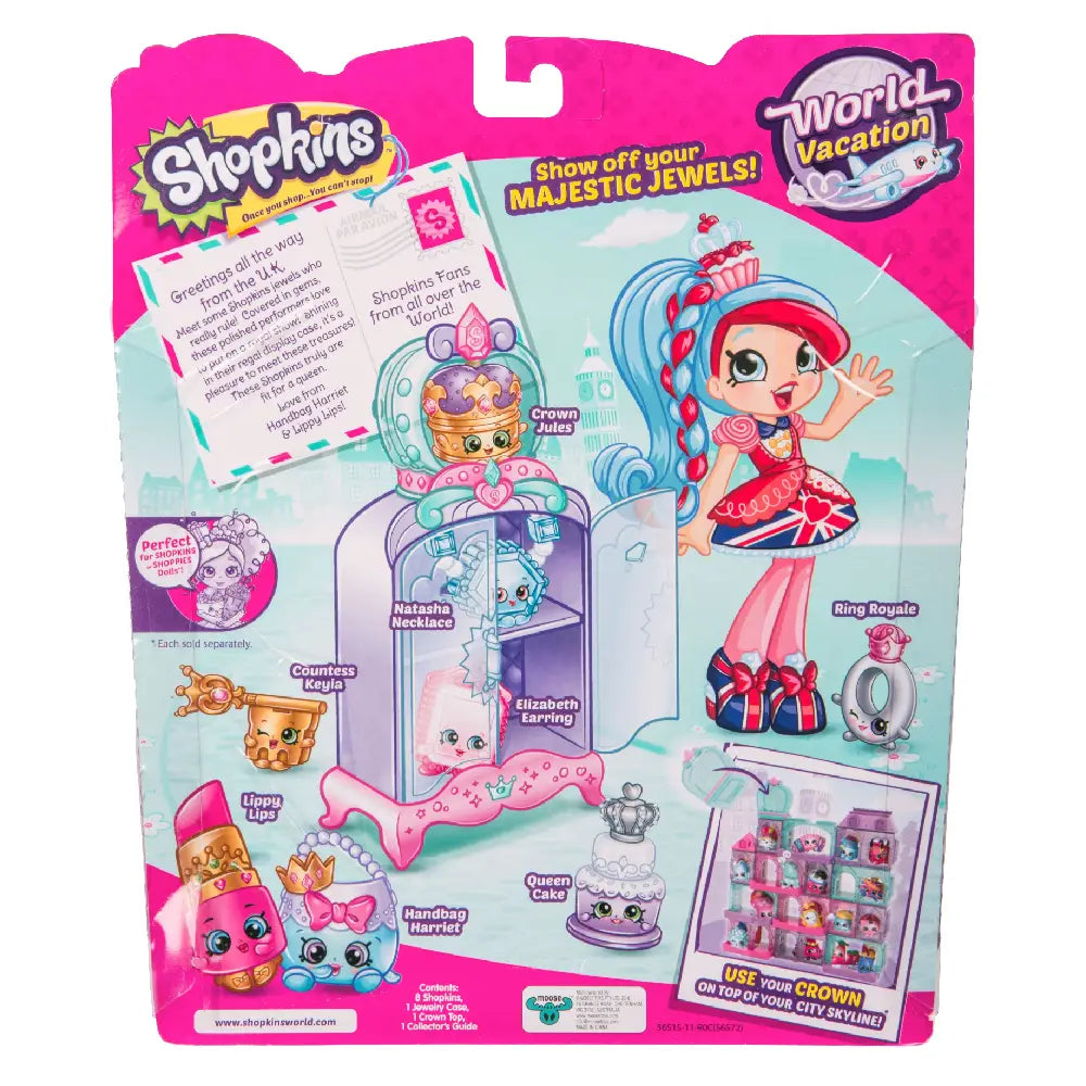 Shopkins World Vacation Europe Precious Jewels Collection Pack 56514 thumbnail