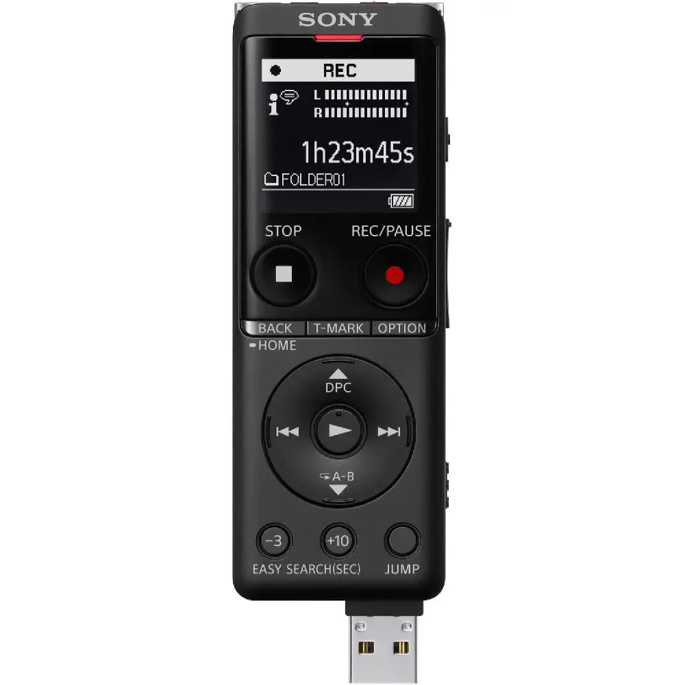 Sony ICD-UX570 Digital Voice Recorder (Black) ICD-UX570-BB thumbnail