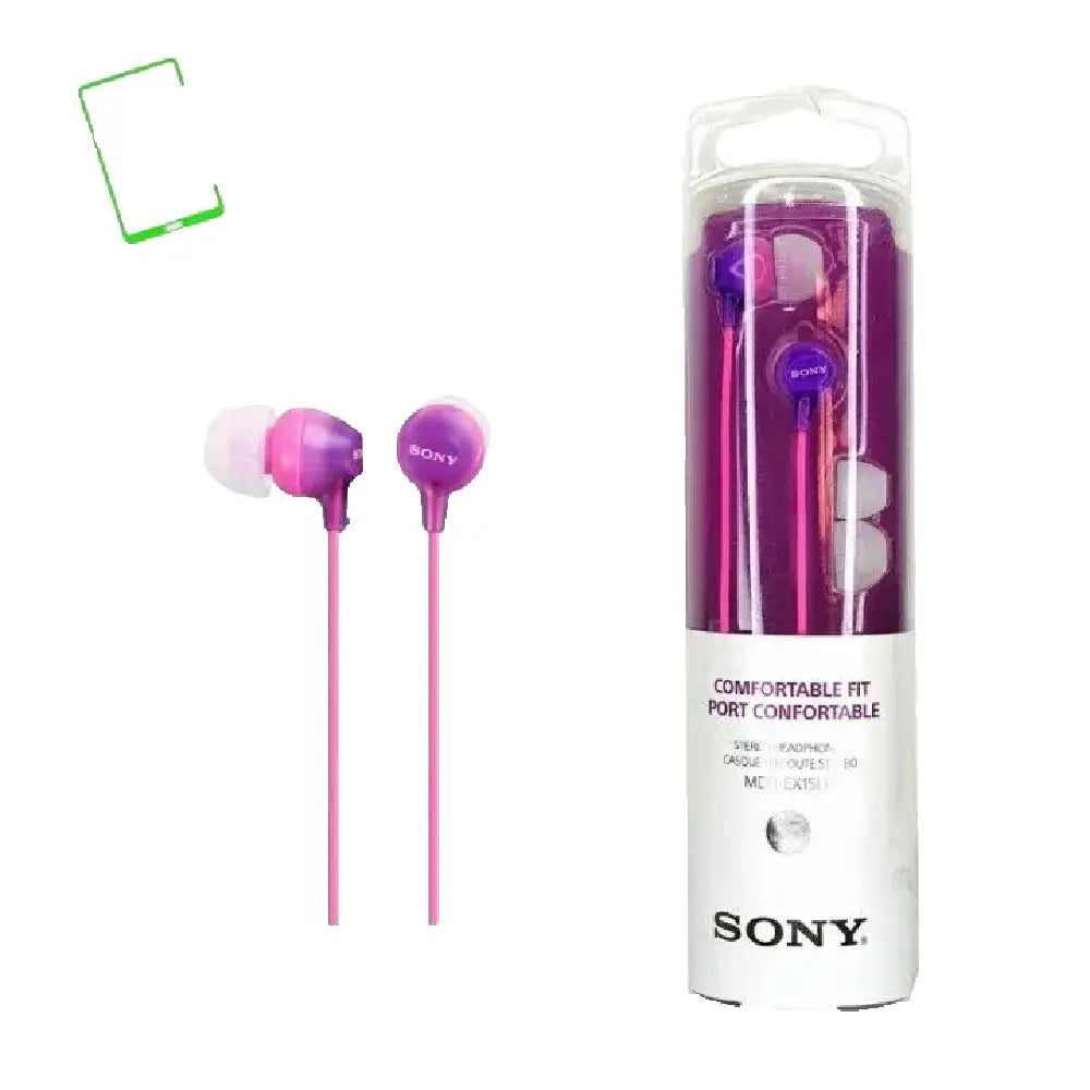 Sony In-Ear Headphones Violet MDREX15LP/V thumbnail