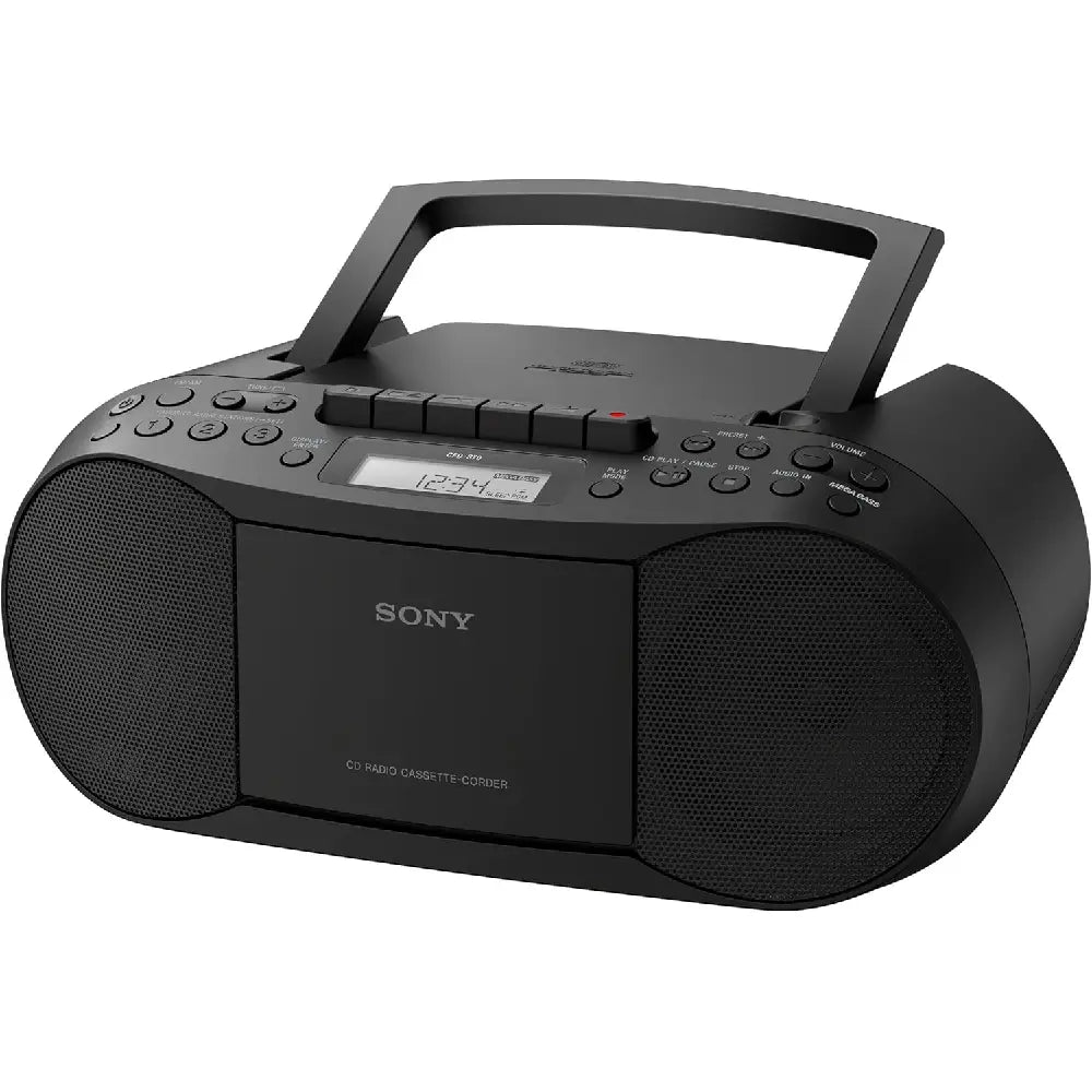 Sony Stereo CD/Cassette Boombox Home Audio Radio CFD-S70 thumbnail