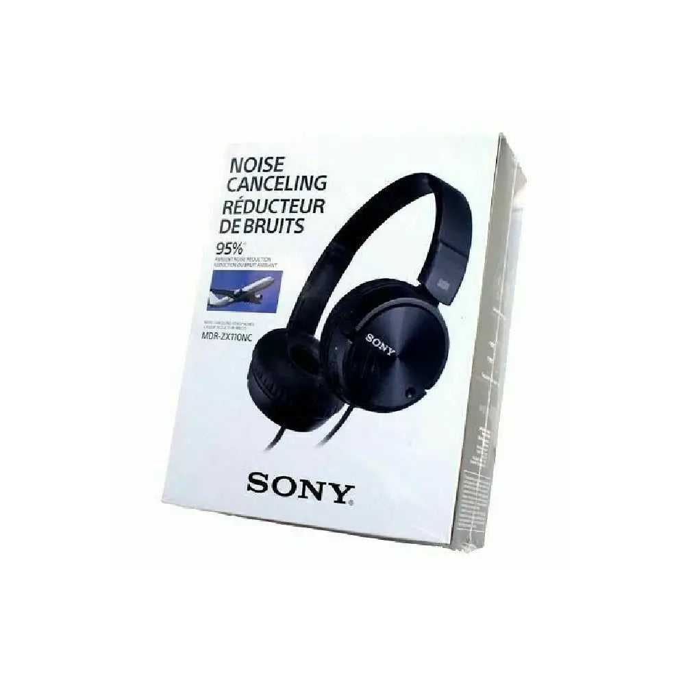 Sony MDR-ZX110NC Overhead Noise Cancelling Headphones - Black