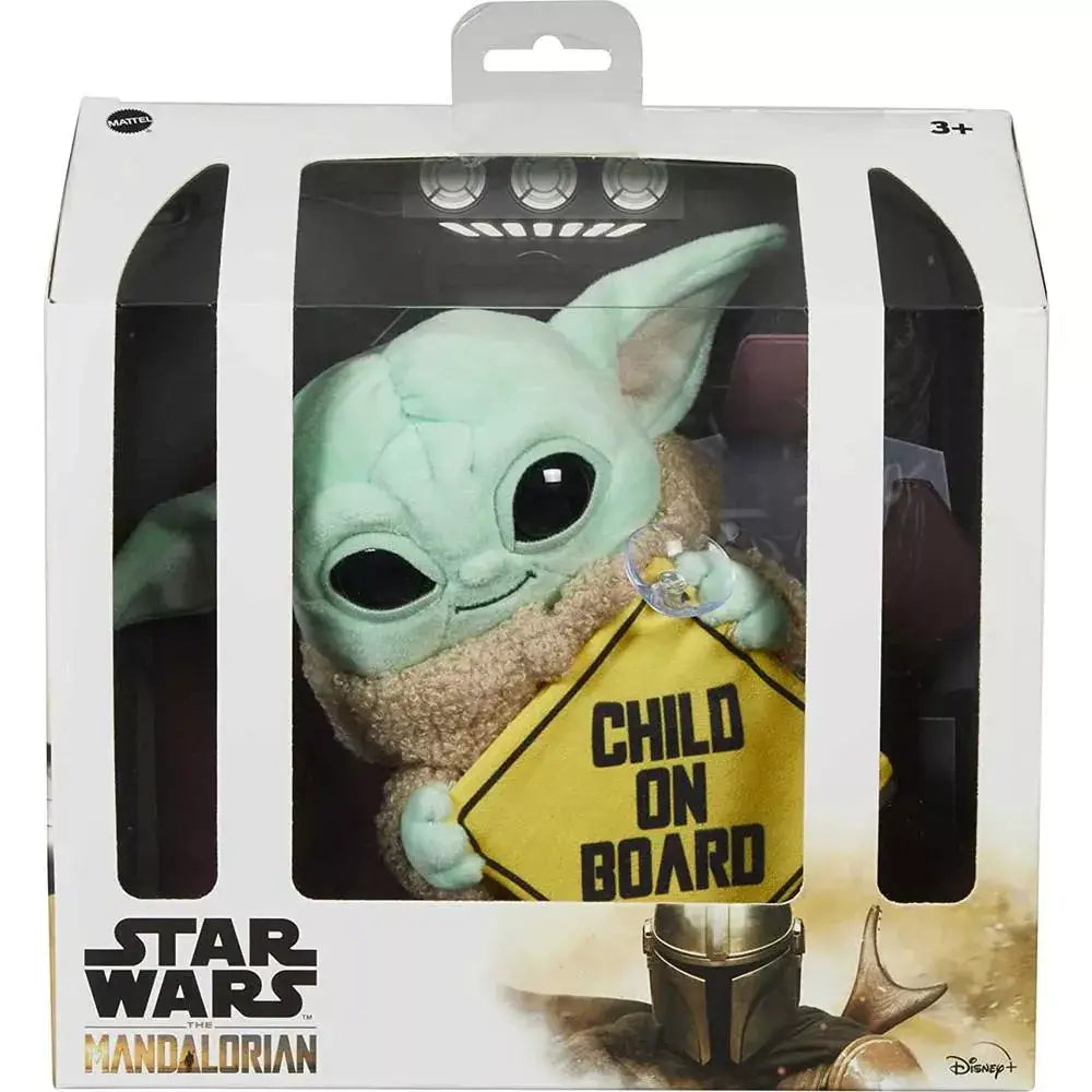 Star Wars Grogu Plush “Child on Board” Sign GXB51 thumbnail