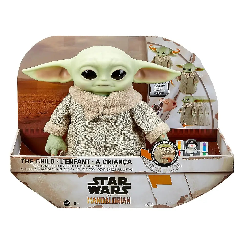 Star Wars Grogu, The Child 12-in Plush Motion RC Toy. This 12-inch scale plush character comes with a wrist band controller! Control the fun with your fingertips. GWD87 thumbnail