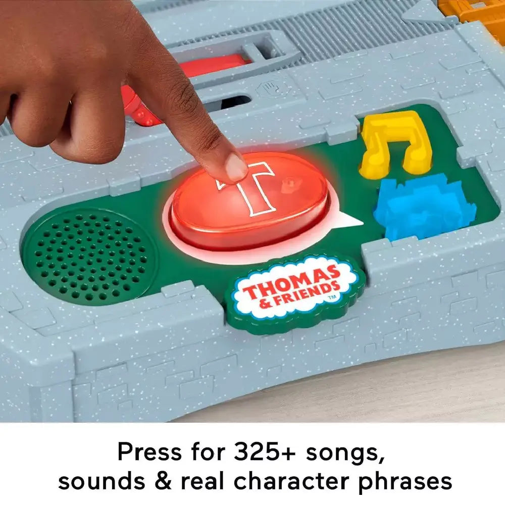 Thomas & Friends Motorized Toy Train Set Talking Cranky HMB97 thumbnail