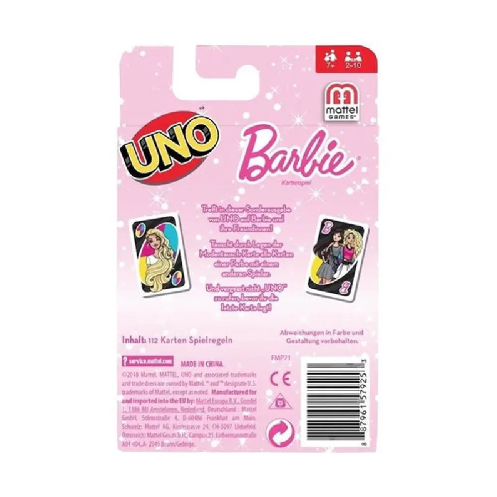 UNO Barbie Card Game, thumbnail