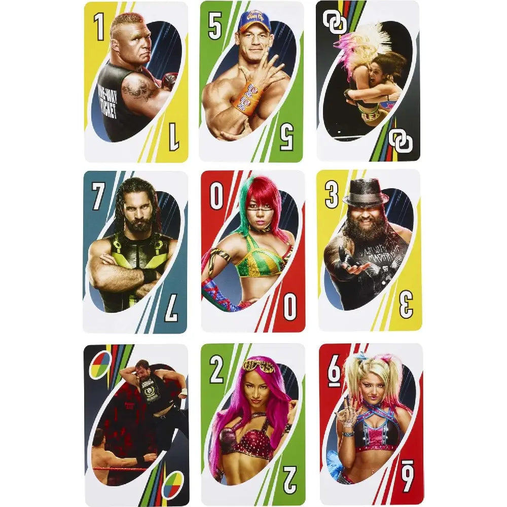 UNO Card Game Matching WWE Superstars FNC47 thumbnail