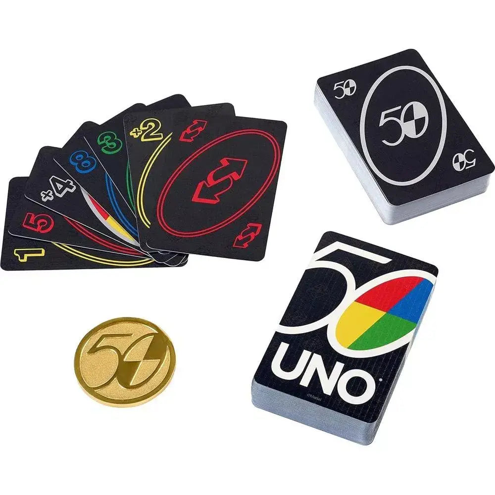 UNO Premium 50th Anniversary Edition Matching Card Game thumbnail