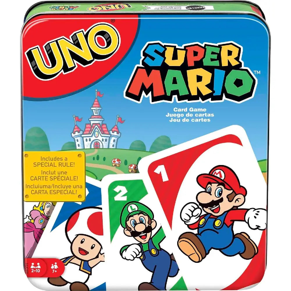 UNO Super Mario Card Game in Storage Tin thumbnail