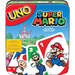UNO Super Mario Card Game in Storage Tin