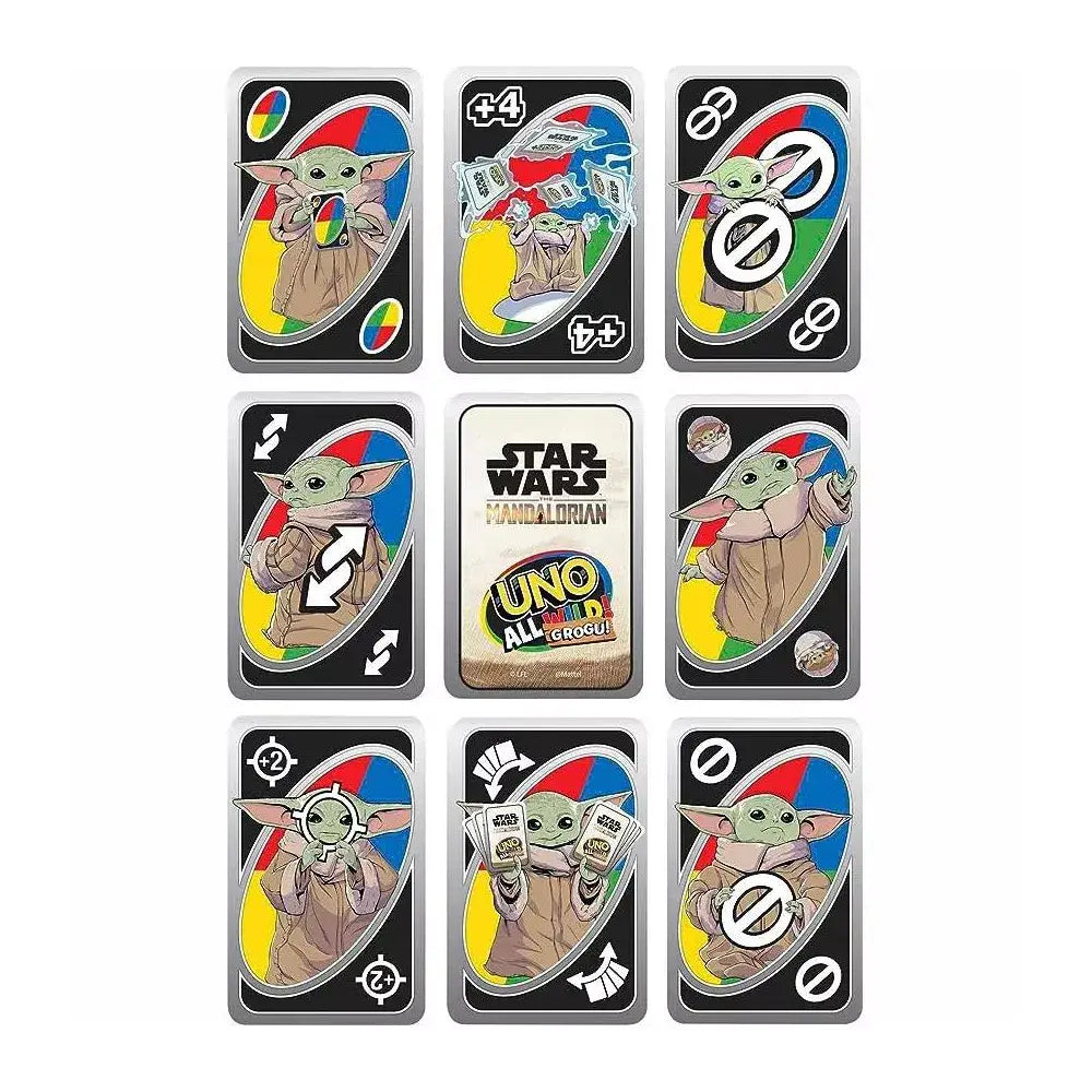 UNO The Mandalorian All Wild Grogu Card Game thumbnail