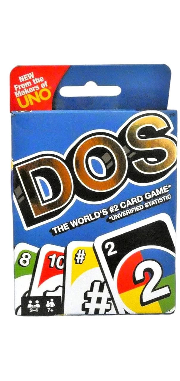 UNO & DOS Second Edition Card Games Bundle with Enhanced Rules, Updated Card Designs, and Classic Fast-Paced Gameplay for Kids, Adults, Families & Game Night Fun thumbnail
