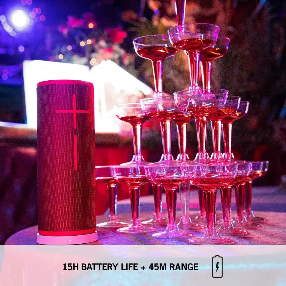 Ultimate Ears Boom 3 Wireless Speaker - Sunset Red 984-001352 thumbnail