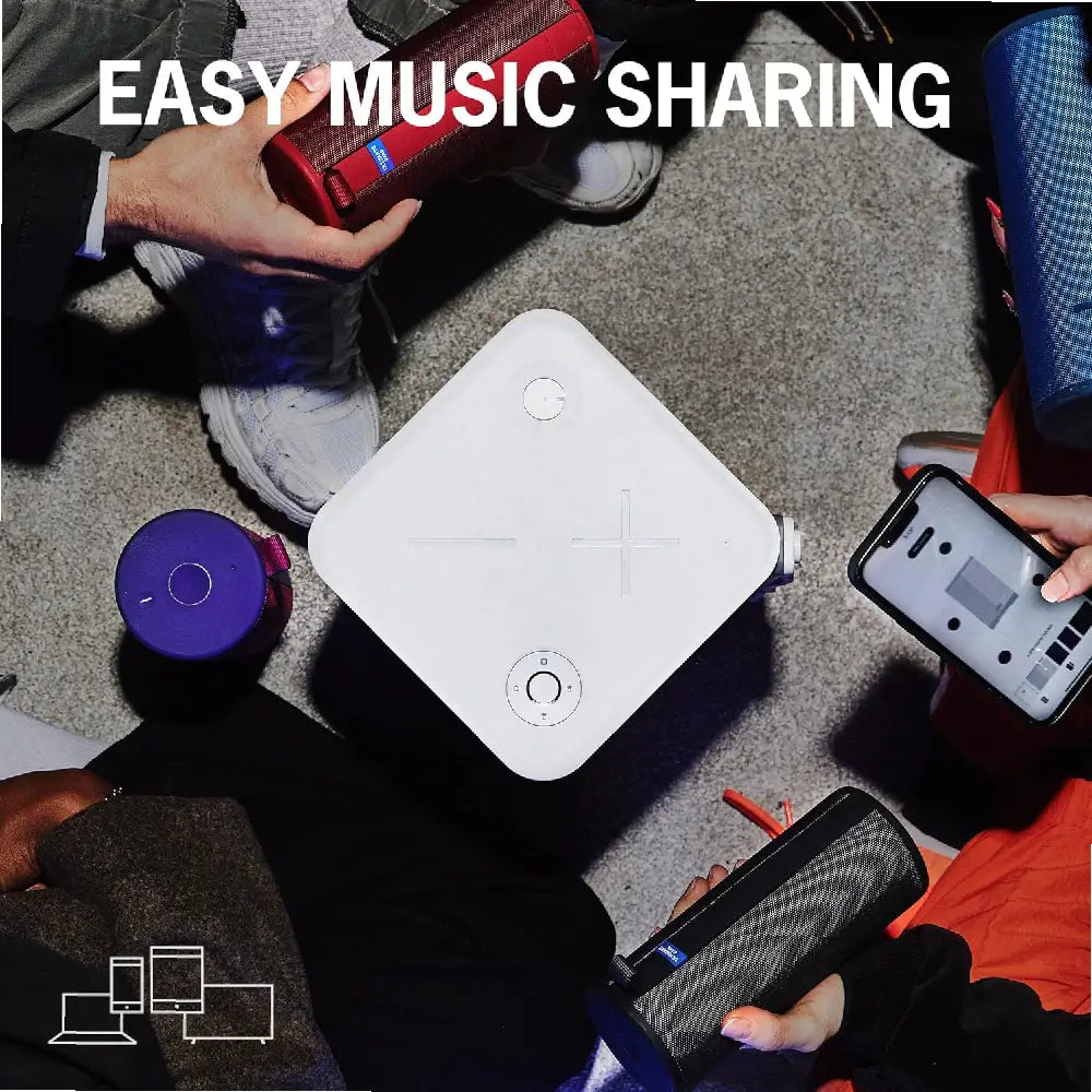 Ultimate Ears HYPERBOOM Portable Bluetooth Speaker White 984-001803 thumbnail