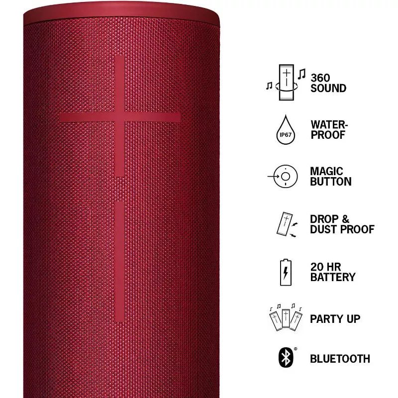 Ultimate Ears MEGABOOM 3 Portable Wireless Bluetooth Speaker Powerful Sound + Thundering Bass, Waterproof, thumbnail