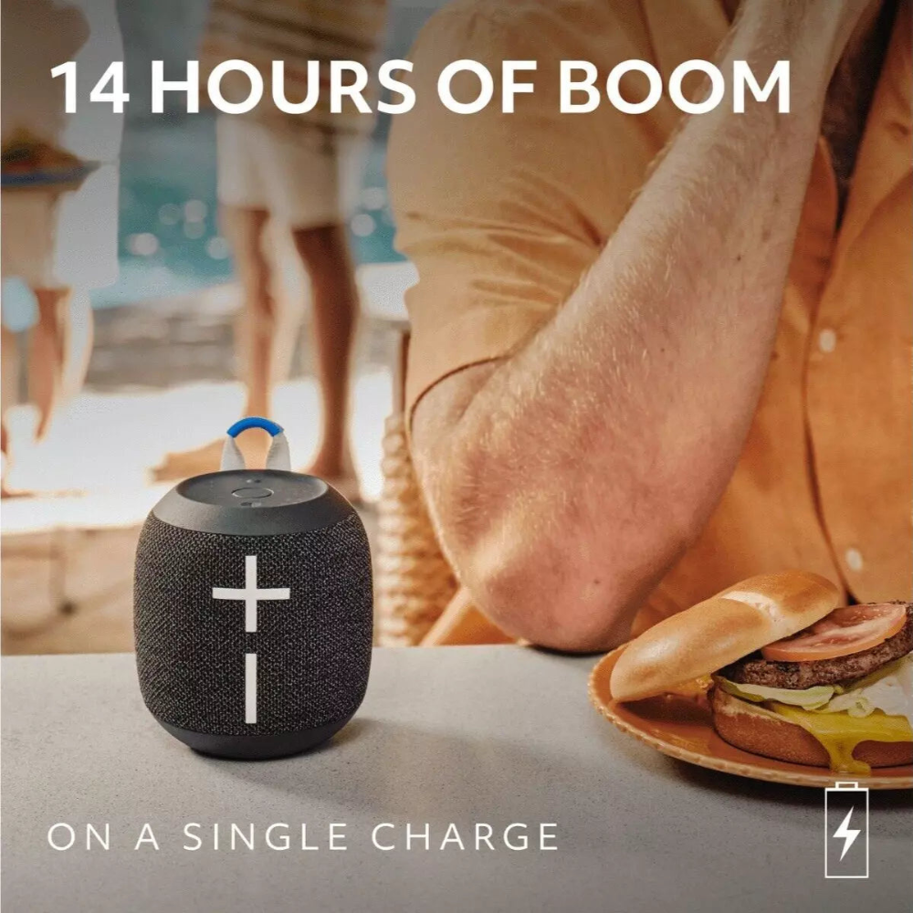 Ultimate Ears Wonderboom 4 Bluetooth, Waterproof, Portable Speaker, 360° thumbnail