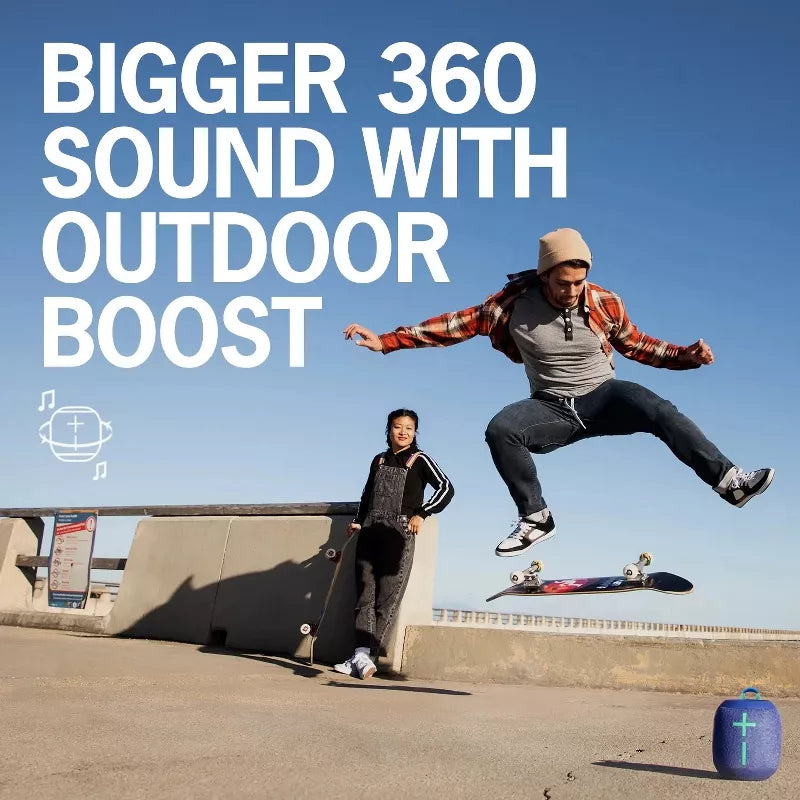 Ultimate Ears Wonderboom 2 Ultraportable Bluetooth Speaker - Bermuda Blue thumbnail