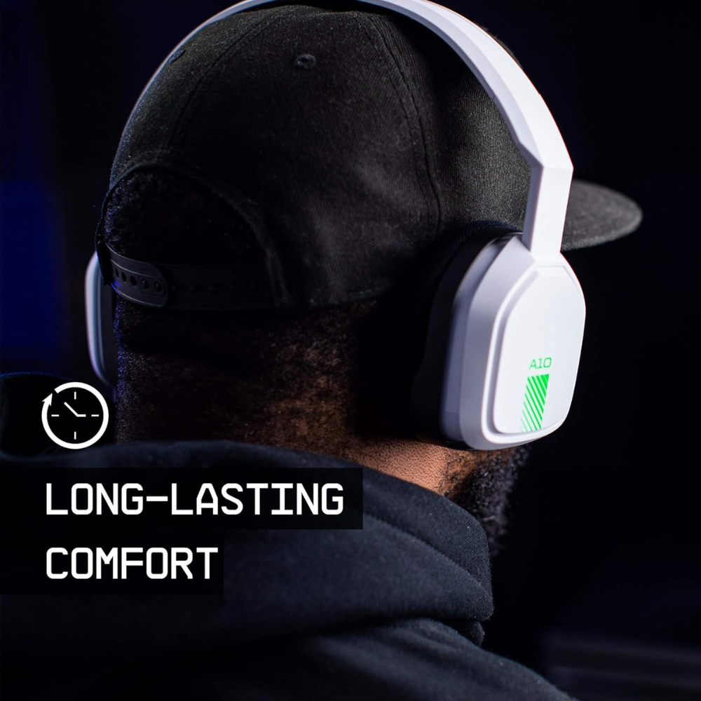 ASTRO Gaming A10 Wired Gaming Headset Xbox One White/Green 939-001844 thumbnail
