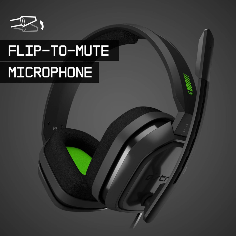 ASTRO Gaming A10 Wired Gaming Headset,  Black/Green 939-001510 thumbnail