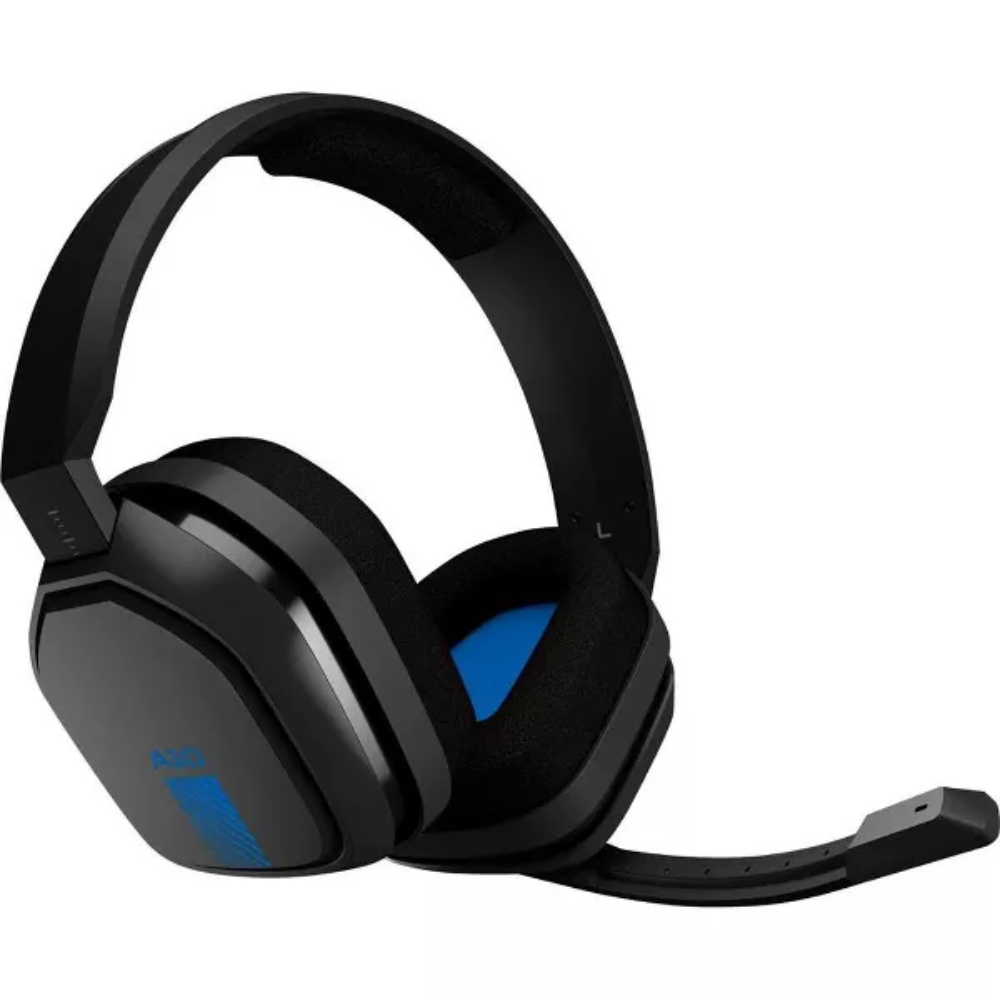 ASTRO Gaming A10 Wired Gaming Headset PlayStation  Black/Blue. Built to outlast your gaming sessions, the A10 Headset combines durable construction with extended comfort, allowing you to play longer without interruptions. 939-001509 thumbnail